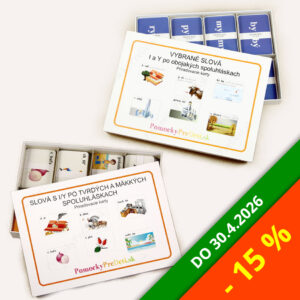 Vybrané slová + Slová s y/i po tvrdých a mäkkých spoluhláskach | Balík so zľavou 15%