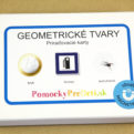 Geometrické tvary | Priraďovacie karty s magnetmi | Učebná pomôcka pre MŠ a ZŠ