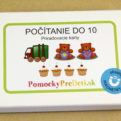 Počítanie do 10 | Priraďovacie karty s magnetmi | Učebná pomôcka pre MŠ a ZŠ