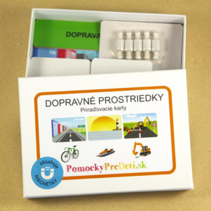Dopravné postriedky | Priraďovacie karty s magnetmi | Učebná pomôcka pre MŠ a ZŠ