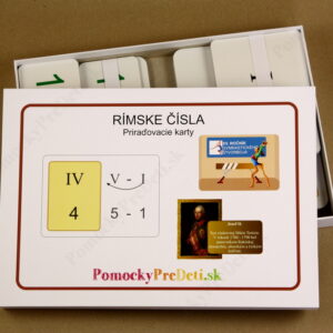 Rímske čísla - obsah balenia - 271 kariet
