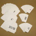 Rímske čísla - karty - ukážka