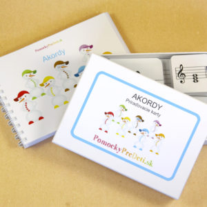 Akordy Priraďovacie karty + štipcové karty + učebnica