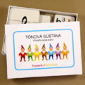 Tónová sústava - ukážka balenia kariet