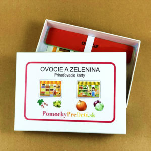 Ovocie a zelenina - priraďovacie karty