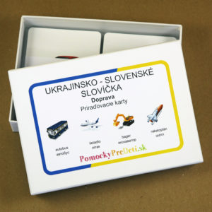 Slovenské slovíčka pre deti z Ukrajiny – Doprava | Priraďovacie karty