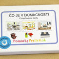 Čo je v domácnosti | Priraďovacie karty s magnetmi | Učebná pomôcka pre MŠ a ZŠ