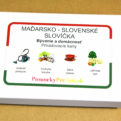 Maďarsko-slovenské slovíčka pre deti materinským jazykom maďarským – Bývanie a domácnosť | Priraďovacie karty (160ks)