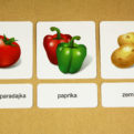 Maďarsko-slovenské slovíčka - Ovocie a zelenina | Priraďovacie karty (150ks)