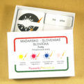 Maďarsko-slovenské slovíčka - Farby | Priraďovacie karty (30ks)
