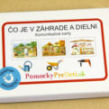 Čo je záhrade a dielni | Komunikačné karty s magnetmi | Učebná pomôcka pre MŠ a ZŠ
