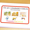 Čo je v záhrade a dielni | 35 komunikačných kariet