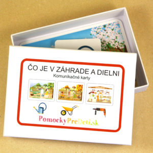 Čo je v záhrade a dielni | 35 komunikačných kariet