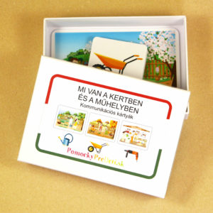 Mi van a kertben és a műhelyben | Kommunikációs kártyák | 35 kártyát