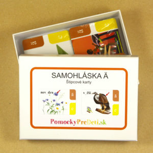 Samohláska ä | 77 autokorekčných štipcových kariet