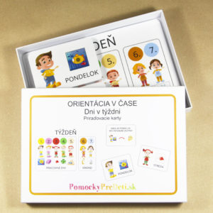 Orientácia v čase – Dni v týždni | 94 priraďovacích kariet